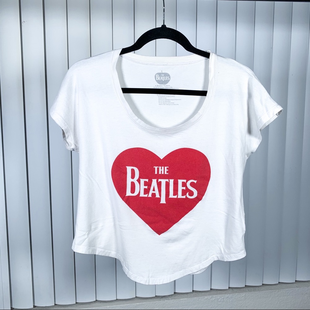 The Beatles Crop Top